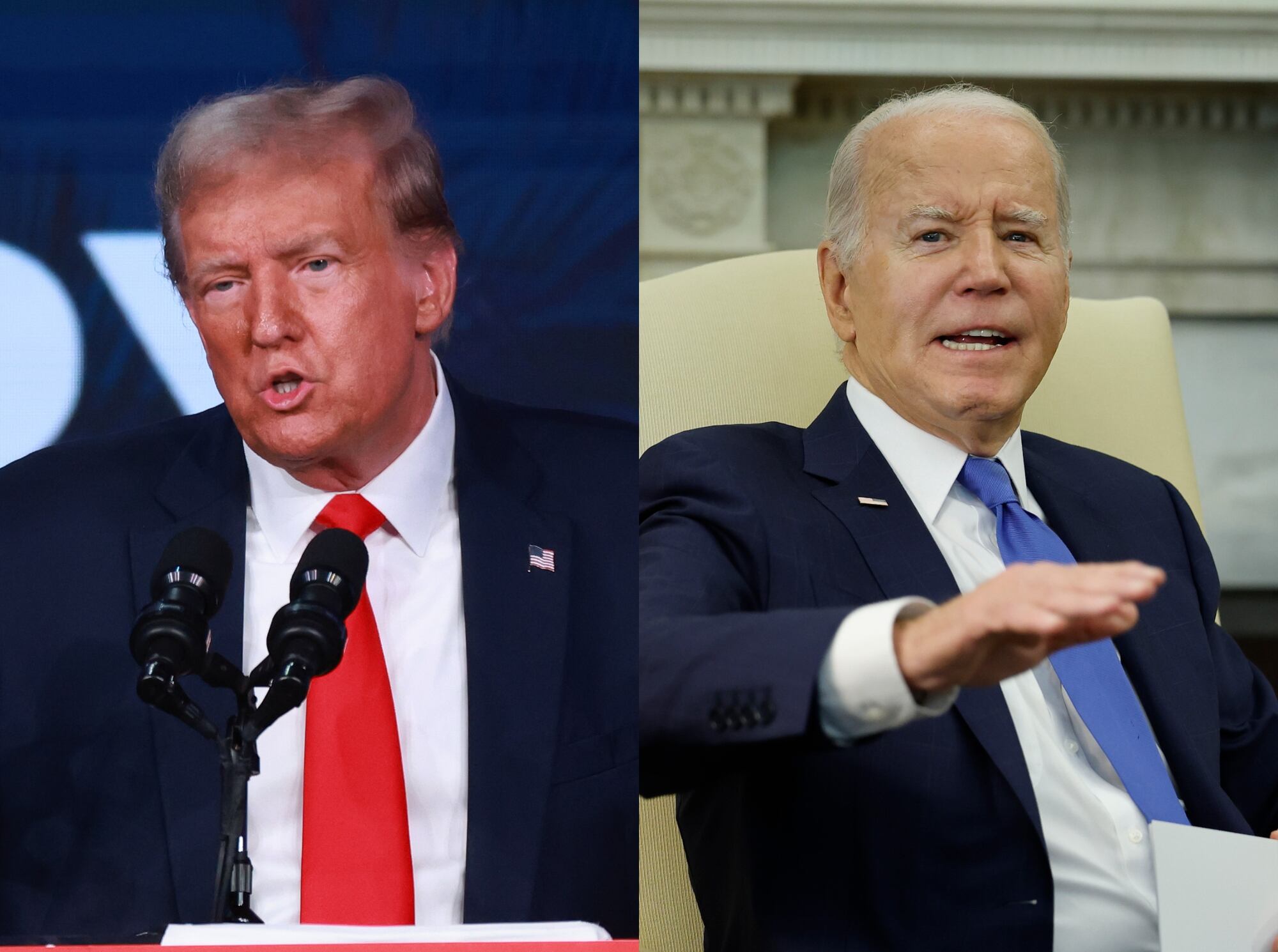 Donald Trump y Joe Biden | Foto: GettyImages