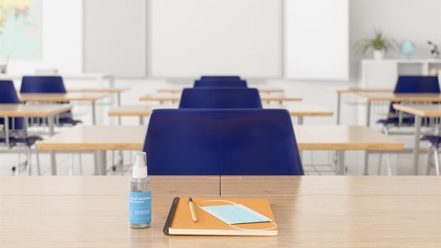 "Hasta que las condiciones de salud pública no mejoren en los 12 municipios no certificados, vamos a continuar con la educación de manera no presencial de manera indefinida". Foto: Getty Images / ONURDONGEL