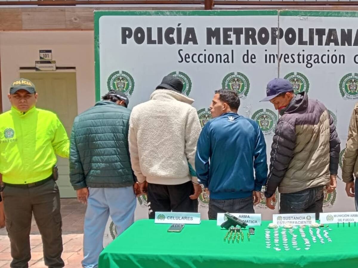 Policía Metropolitana desmantela dos estructuras dedicadas al tráfico de estupefacientes en Tunja