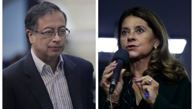 Gustavo Petro pide la renuncia de la vicepresidenta Marta Lucía Ramírez. Foto: Colprensa