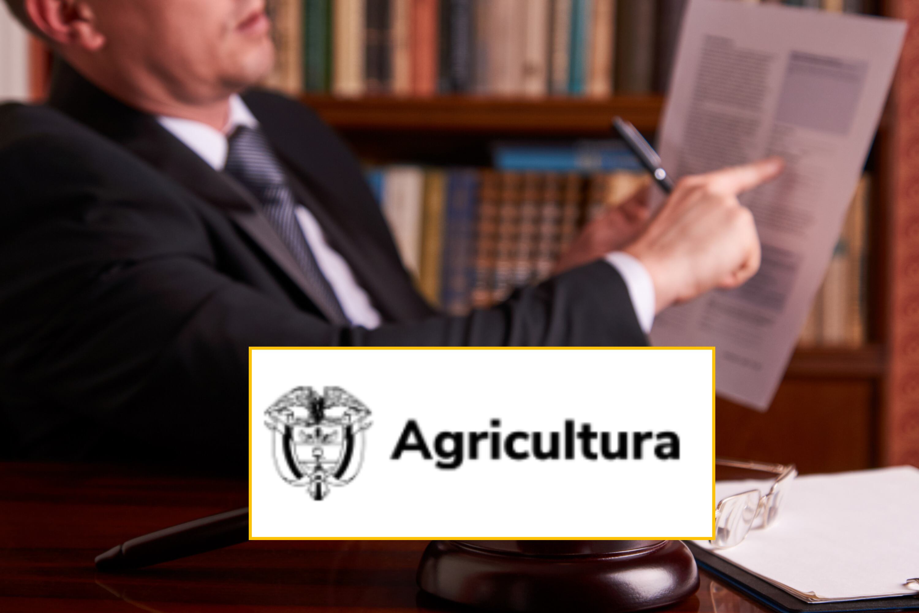 Imagen de referencia y logo Ministerio de Agricultura. Foto: Getty Images / MinAgricultura