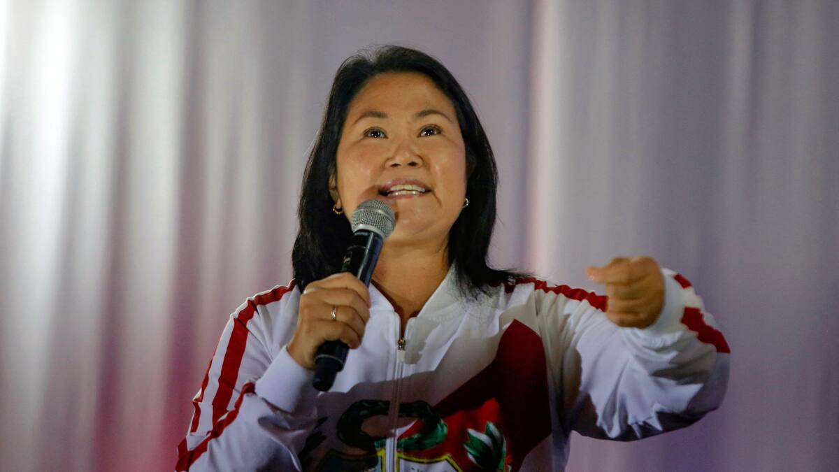 La fiscal general de Perú pidió que se declare ilegal al partido de Keiko Fujimori
