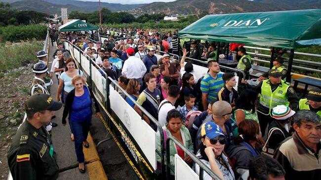 Se espera en la ciudad de Cúcuta, conocer cómo llegará la ayuda humanitaria y su ingreso a Venezuela.. Foto: Colprensa