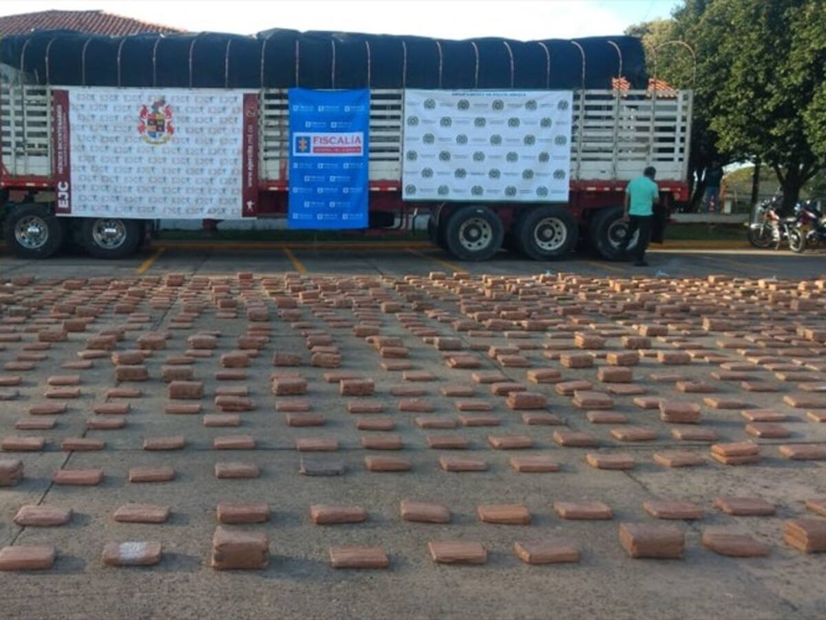 Incautada cerca de una tonelada de marihuana en Arauca