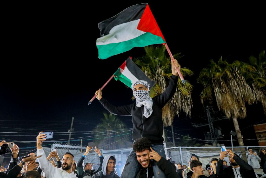 Imagen de referencia de guerra en Gaza. Foto: Getty Images.