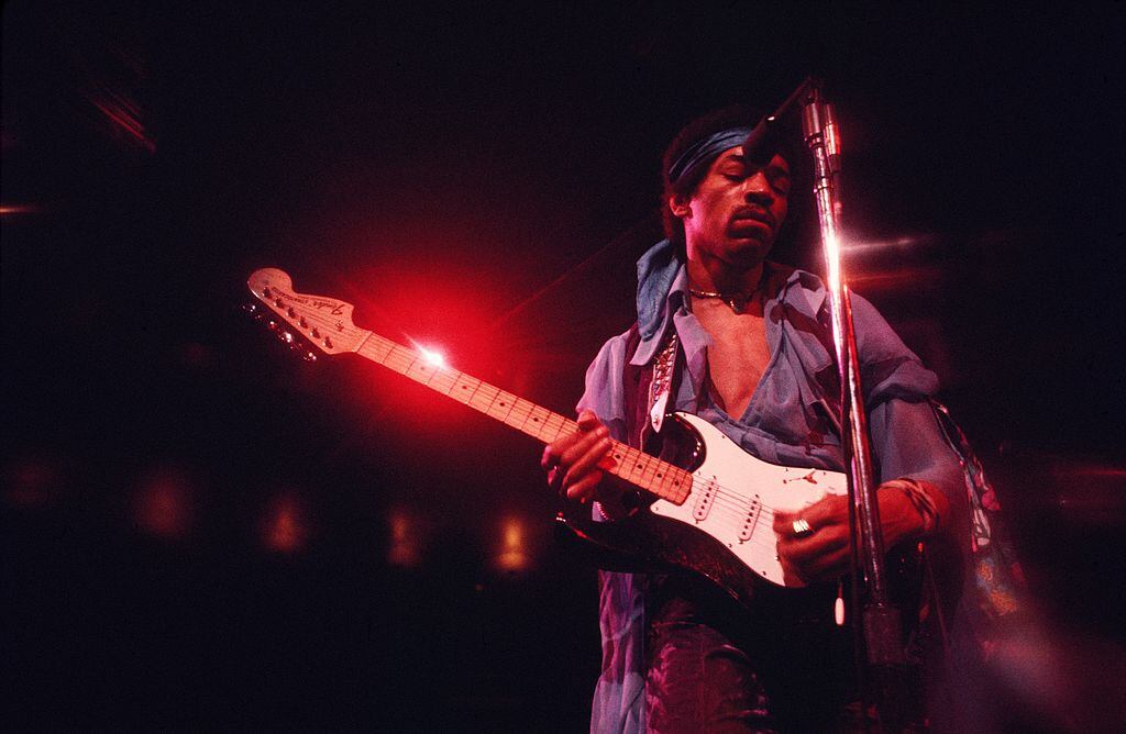 Artista estadunidense, Jimi Hendrix. (Photo by Walter Iooss Jr./Getty Images)