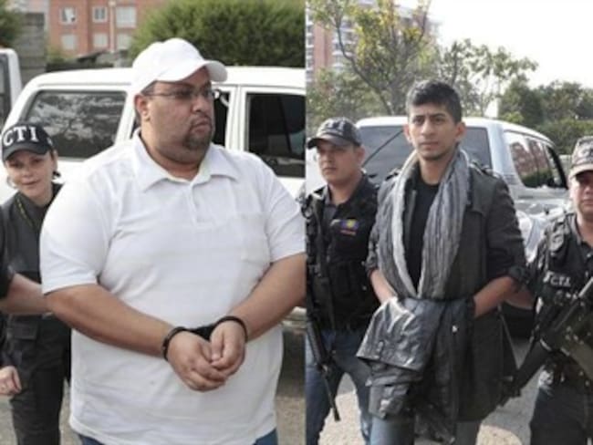 Johnathan Andrés Martínez Ortíz y Jesús Alberto Martínez Durán son dos de los tres presuntos falsos testigos. Foto: Fiscalía
