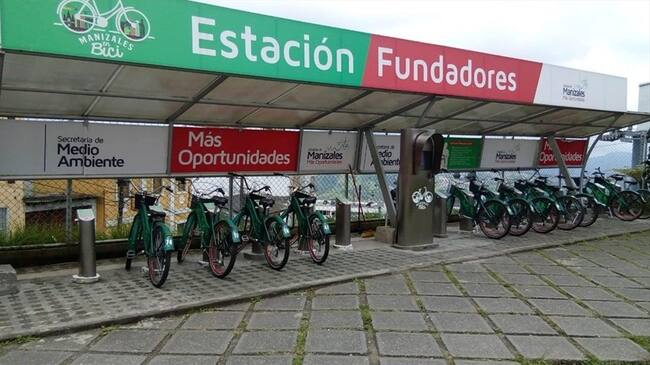 El programa de Manizales en Bici dejó de funcionar desde el pasado 24 de octubre en la ciudad de Manizales. Foto: Adrián Rodríguez