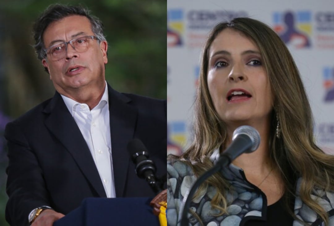 Gustavo Petro y Paloma Valencia // Foto: Colprensa