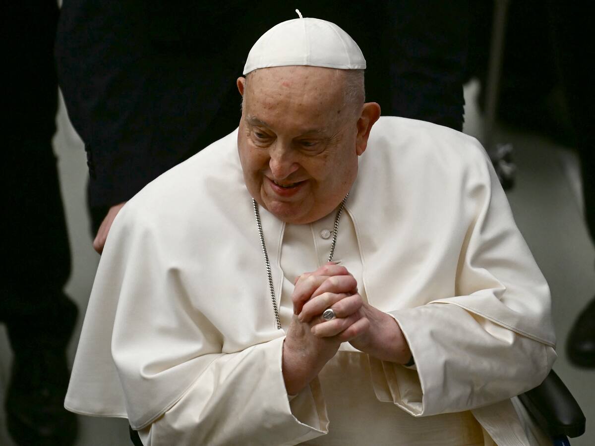 Papa Francisco envía su primer mensaje tras tres semanas de estar hospitalizado