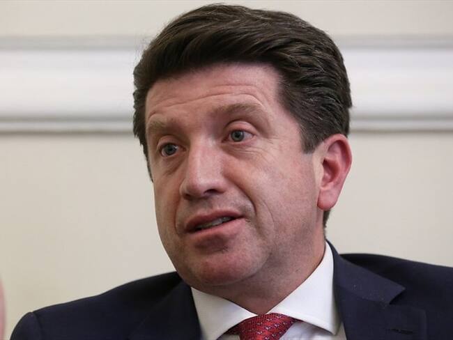 Diego Molano, director del Departamento administrativo de la Presidencia de la República, informó que se contagió de COVID-19. Foto: Colprensa / CAMILA DÍAZ