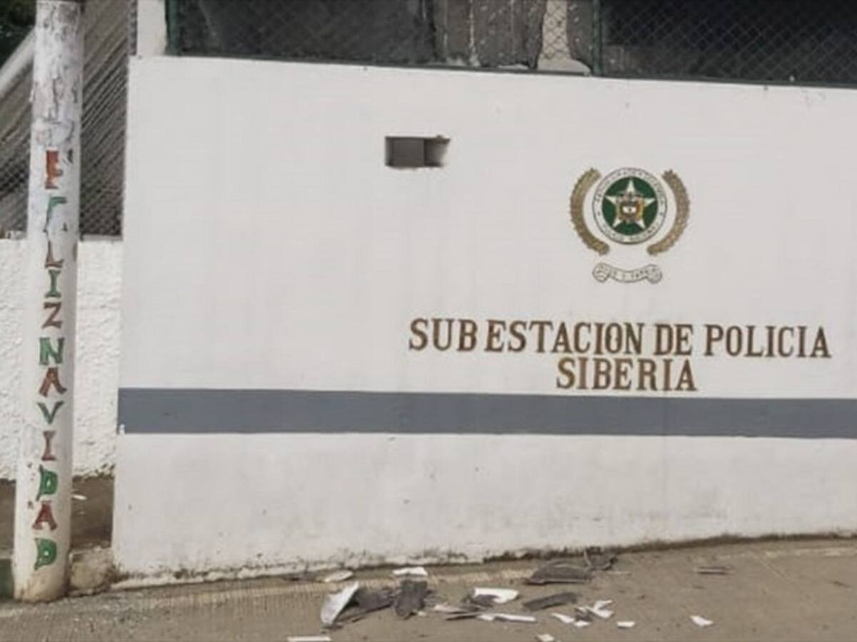 Atentan contra la Subestación de Policía de Siberia, Cauca