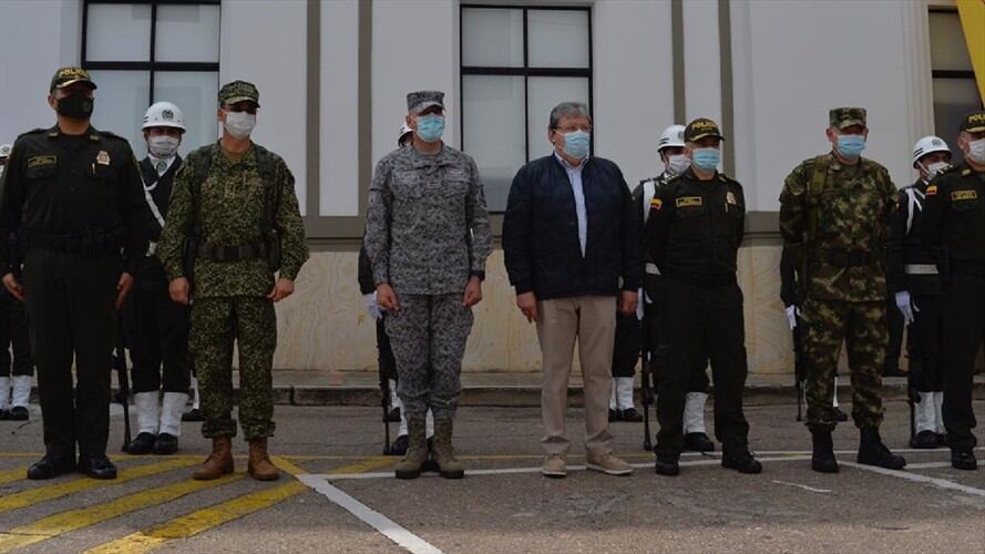 Los Melean . Foto:Ministerio de Defensa.