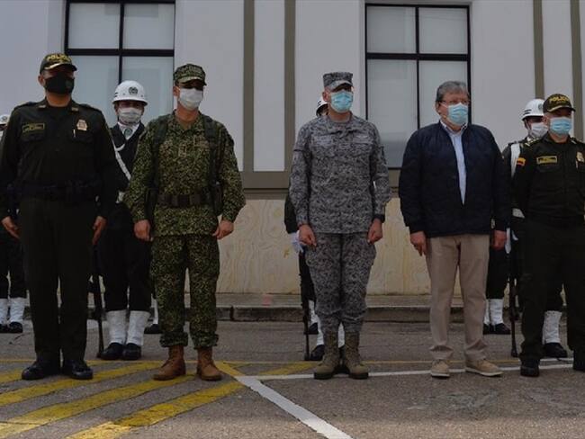 Los Melean . Foto:Ministerio de Defensa.