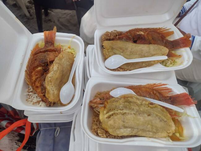 Alimentos decomisados/ Alcaldía de Santa Marta