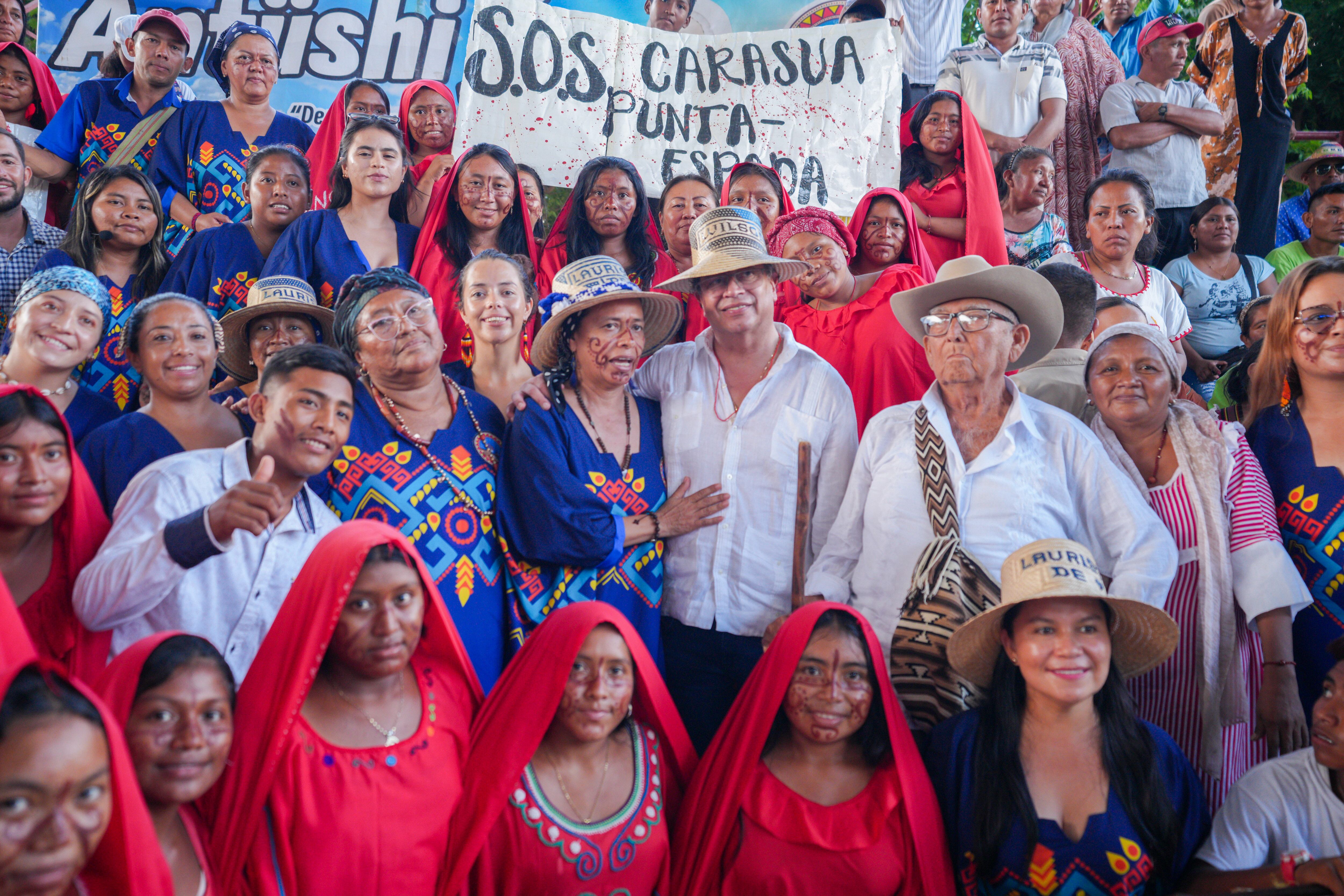 Visita Petro a La Guajira // Foto:  Juan Cano/ Presidencia