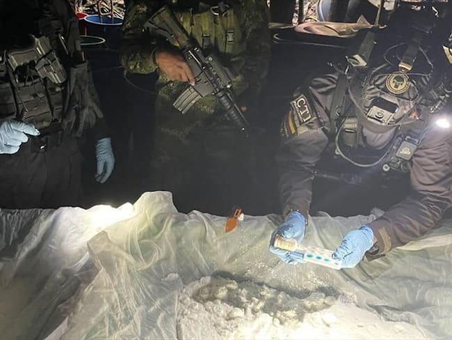Se logró la incautación de seis toneladas de clorhidrato de cocaína pertenecientes al ELN. Foto: Colprensa