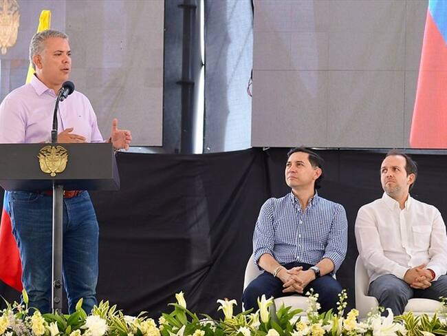 Sobre la posibilidad de dialogo, el presidente Duque expresó que con sus acciones terroristas el Eln se aleja cada vez más de esa posibilidad. Foto: Colprensa