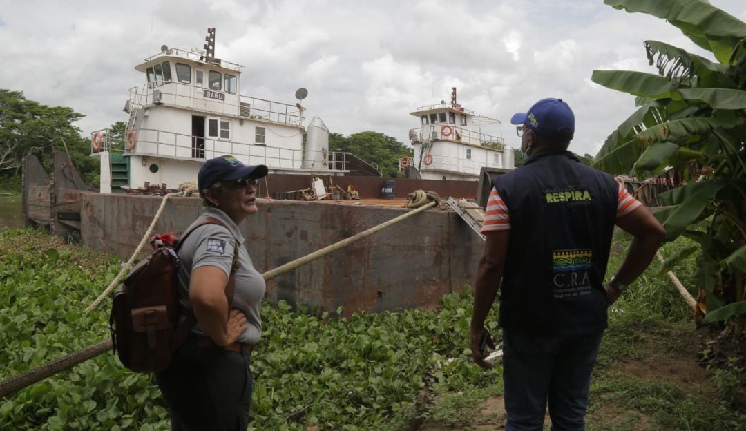 Referencia de visita de la Corporación Autónoma Regional del Atlántico. Foto: archivo W Radio. 