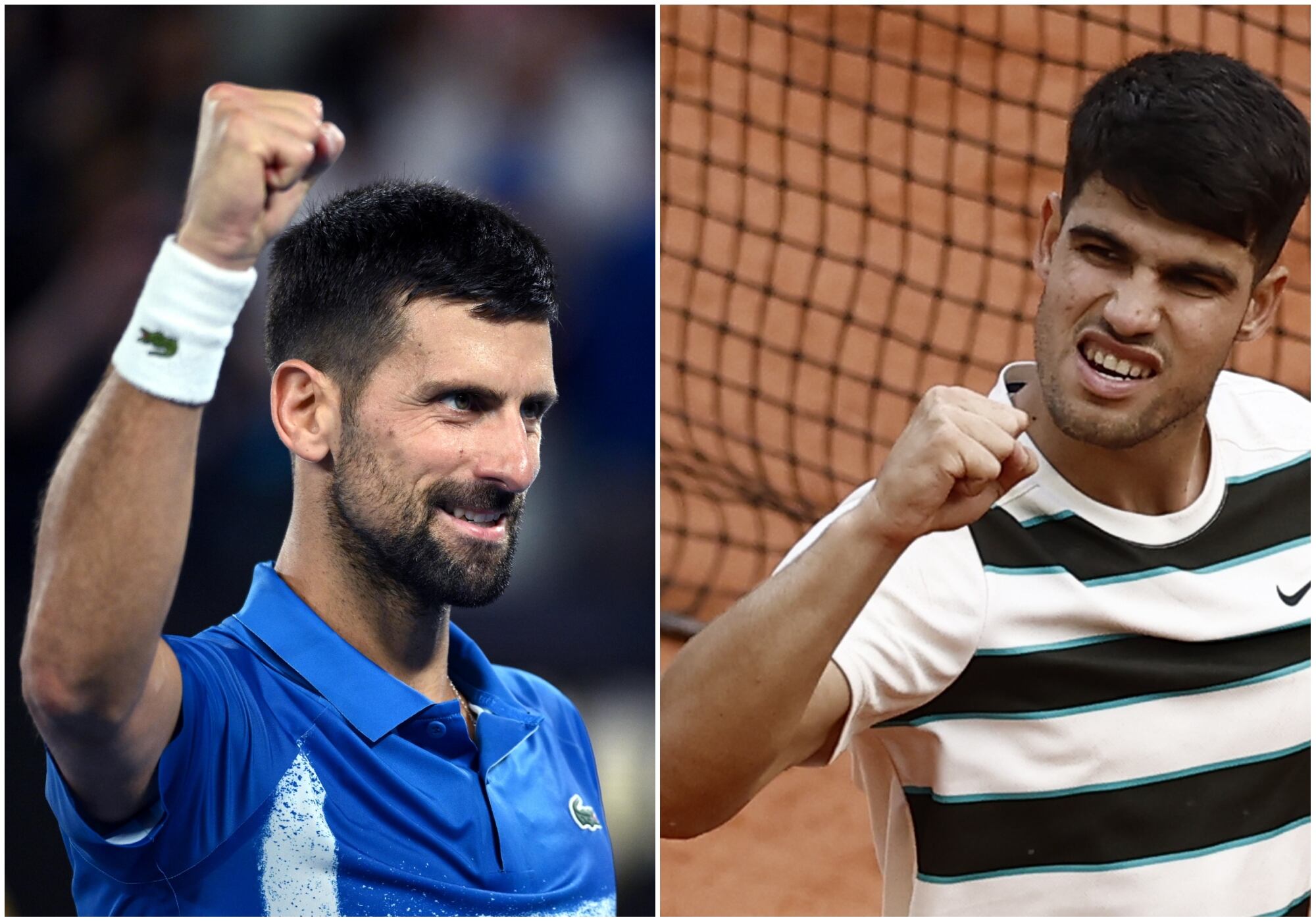 Djokovic superó a Fritz y se enfrentará a Alcaraz en las semifinales del Abierto de Estados Unidos, Foto: EFE/ Getty Images.
