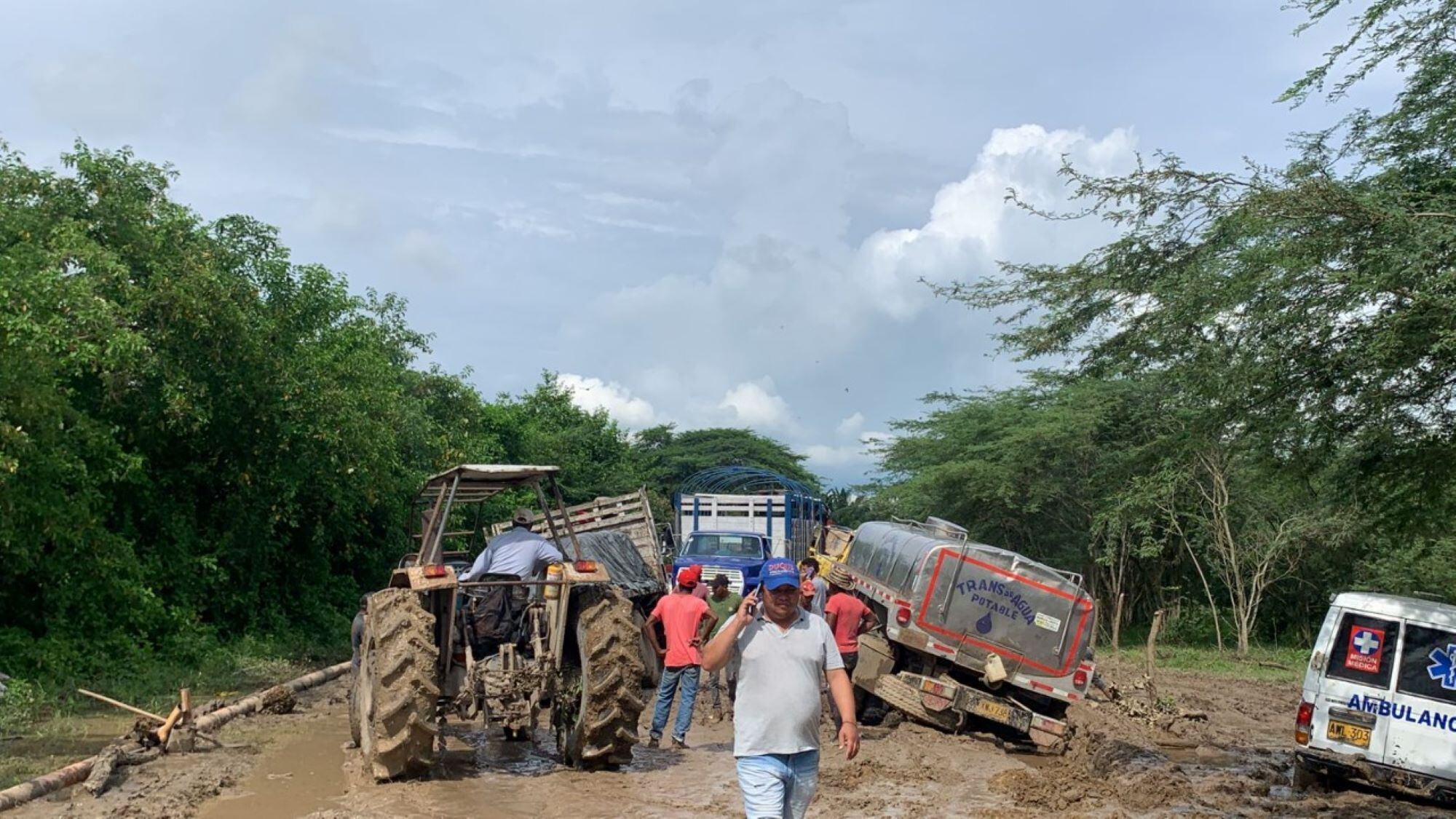 Estado de las vías en Salamina/ Benjamin Santos