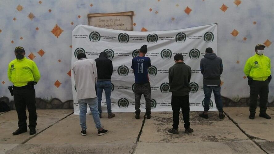Los cuatro implicados fueron enviado a la cárcel por el delito de hurto calificado y agravado.. Foto: Deboy
