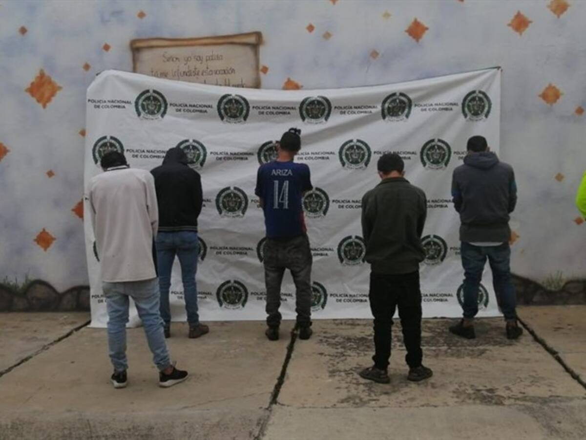 Capturan delincuentes que tenían azotado el municipio de Chiquinquirá