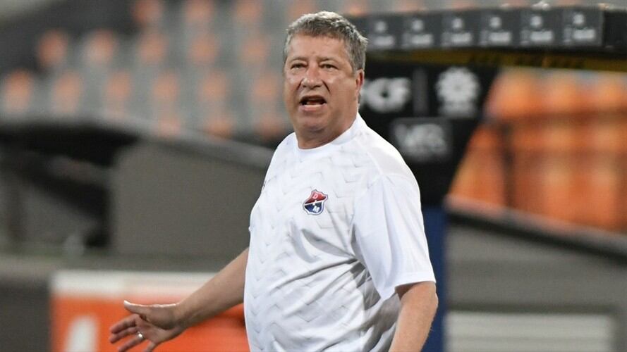 Hernán Daría 'Bolillo' Gómez, entrenador del Independiente Medellín. Foto: Colprensa - Cortesía Dimayor