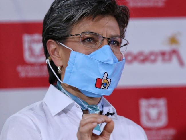 La alcaldesa Claudia López advirtió sobre posible uso obligatorio de tapabocas