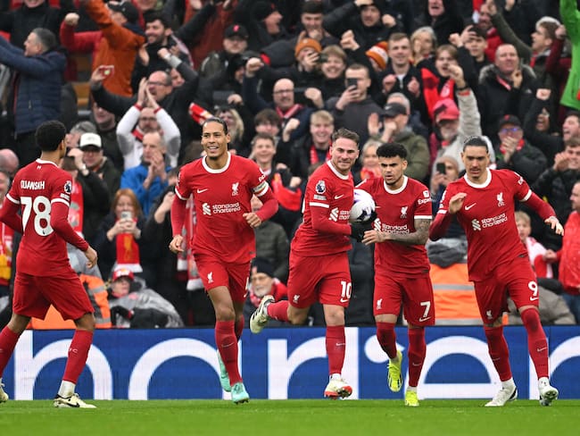 Jugadores del Liverpool. (Photo by Michael Regan/Getty Images)