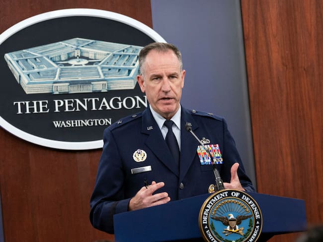 Pat Ryder, portavoz del Pentágono de Estados Unidos. Foto: Getty Images.
