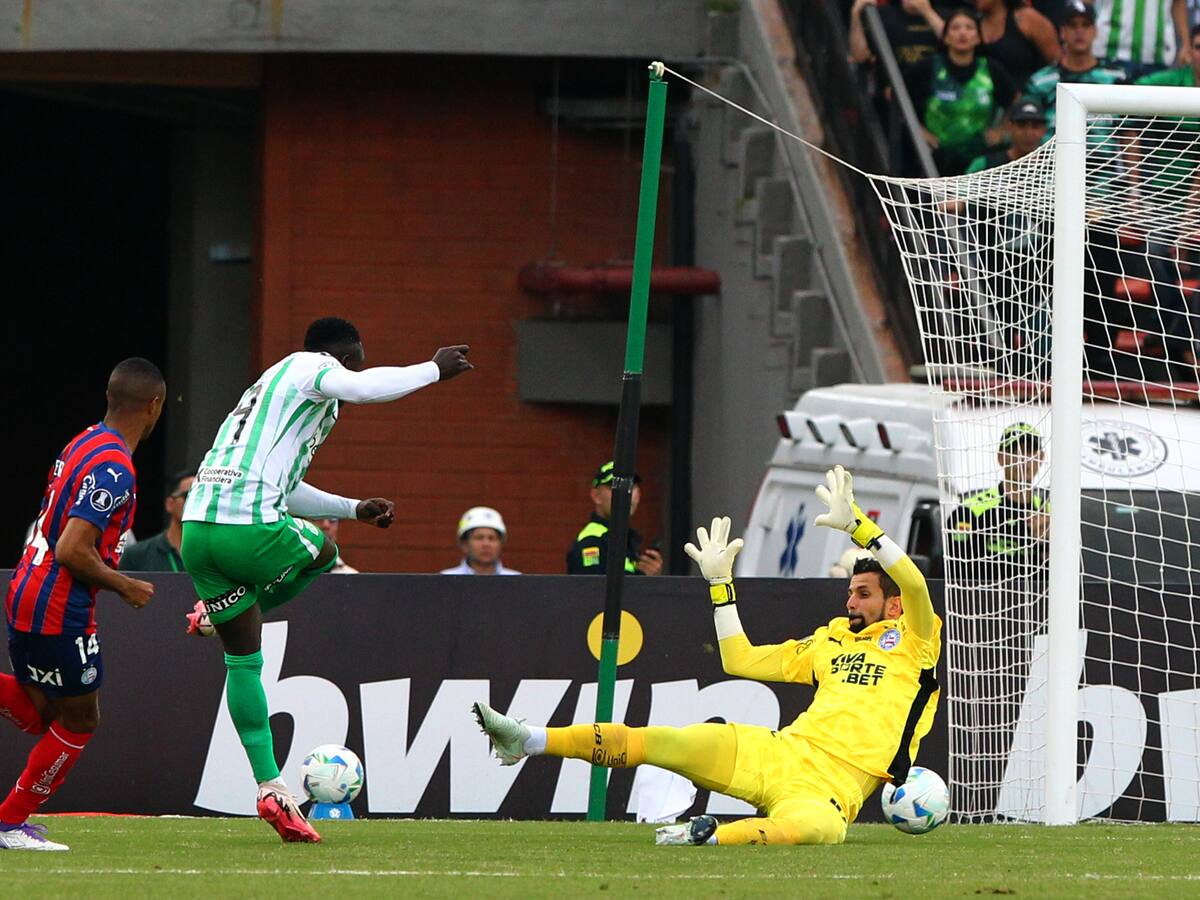 Atlético Nacional venció 1-0 a Bahía y quedó primero del grupo F en Copa Libertadores