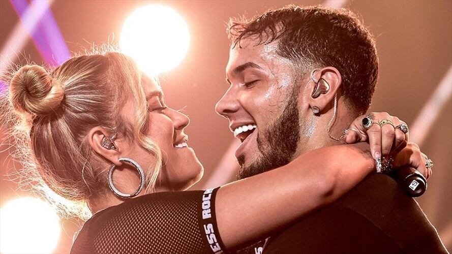 Anuel AA se tatuó a Karol G en su espalda. Foto: Agencia AFP