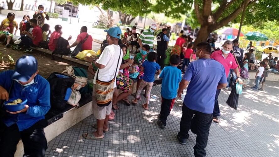 Advierten sobre llegada de 600 indígenas a la ciudad de Montería . Foto: cortesía.