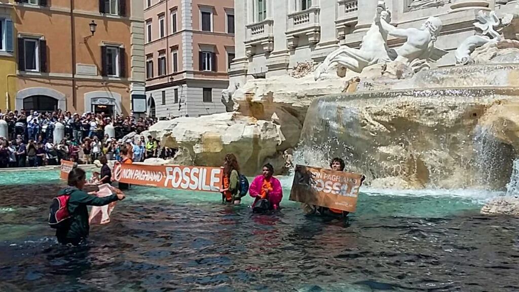 Fontana di Trevi de Roma. Foto: AFP