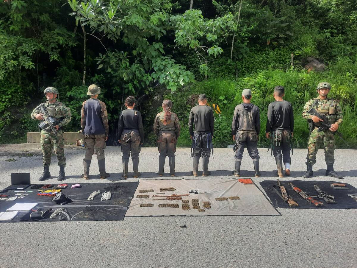 Siete menores que habían sido reclutados fueron rescatados tras combates con disidencias