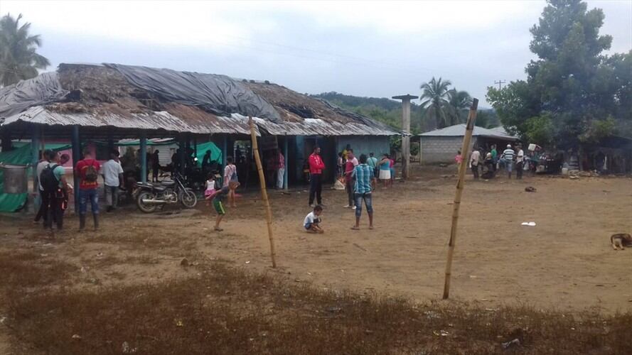 Continúan desplazamientos masivos en el sur de Córdoba: 2.200 personas están en Juan José. Foto: Colprensa