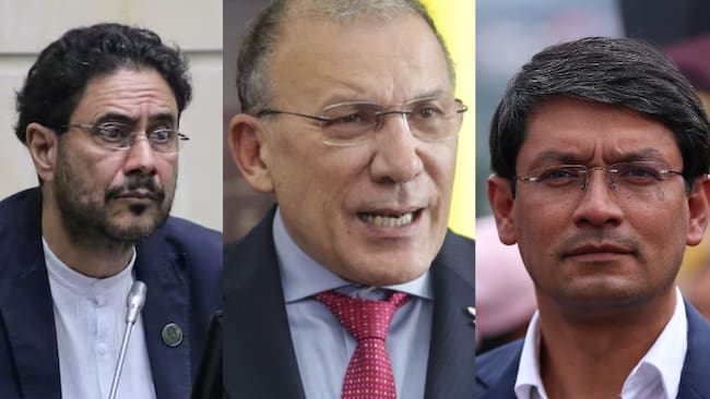 Iván Cepeda, Roy Barreras y Camilo Romero (Fotos vía Getty Images)