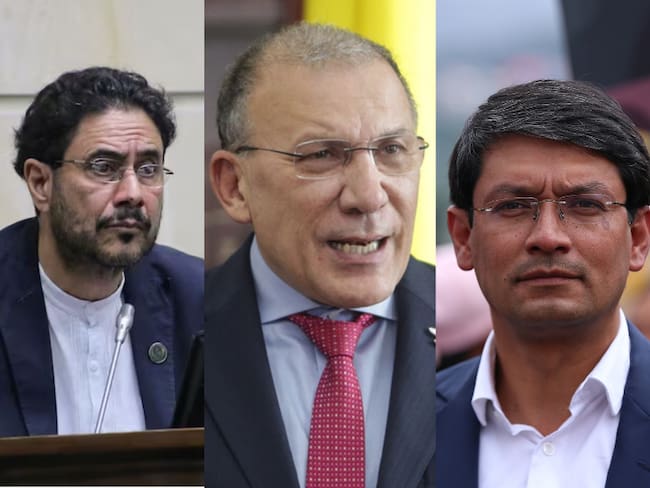 Iván Cepeda, Roy Barreras y Camilo Romero (Fotos vía Getty Images)