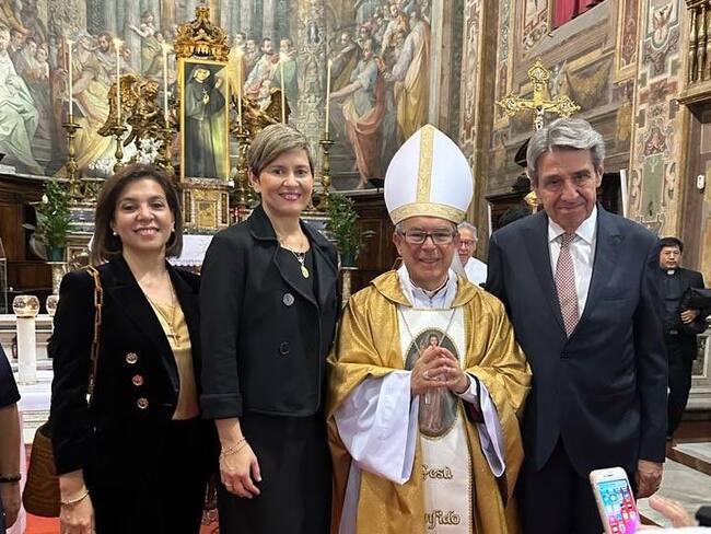 Primera dama acompañará al arzobispo Rueda para su designación como cardenal en Italia. Foto: Suiministrada.