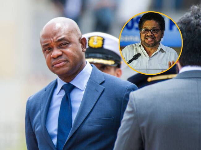 Luis Gilberto Murillo, canciller de Colombia e Iván Márquez. Fotos: Getty Images.