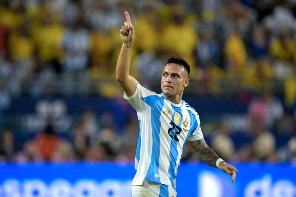 Lautaro Martinez de Argentina. Foto: JUAN MABROMATA/AFP via Getty Images