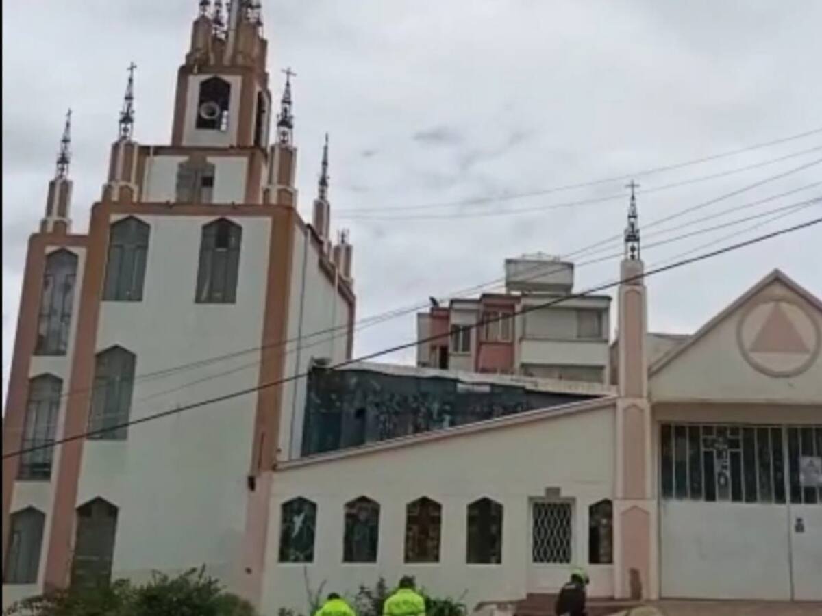 Un templo católico fue profanado en Tunja
