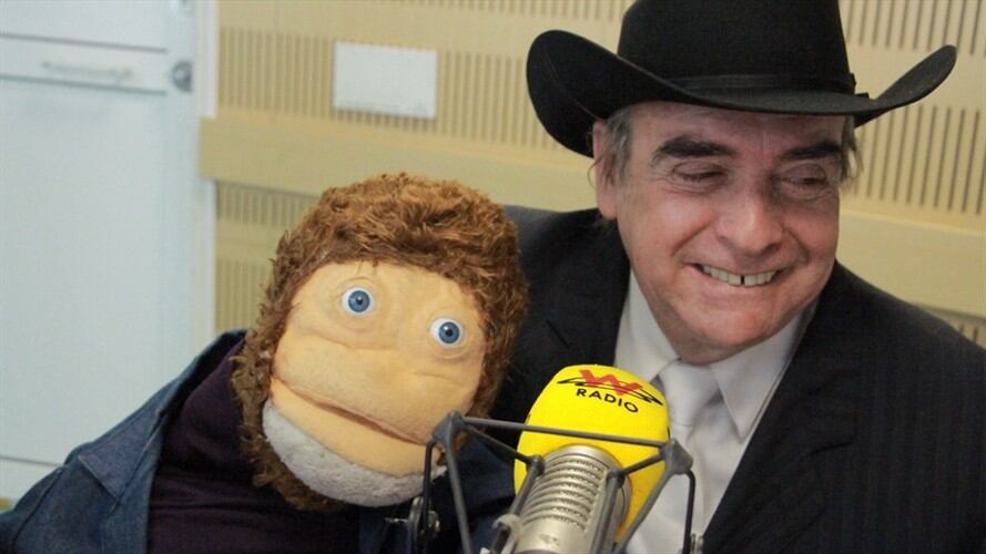 Carlos Donoso y Kini en La W. Foto: La W con Vicky Dávila