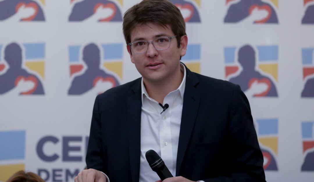 El senador Miguel Uribe fue víctima de un atentado en Bogotá. Foto: Colprensa.