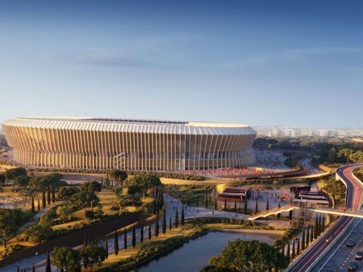 La Roma presentó el proyecto para construir su futuro estadio