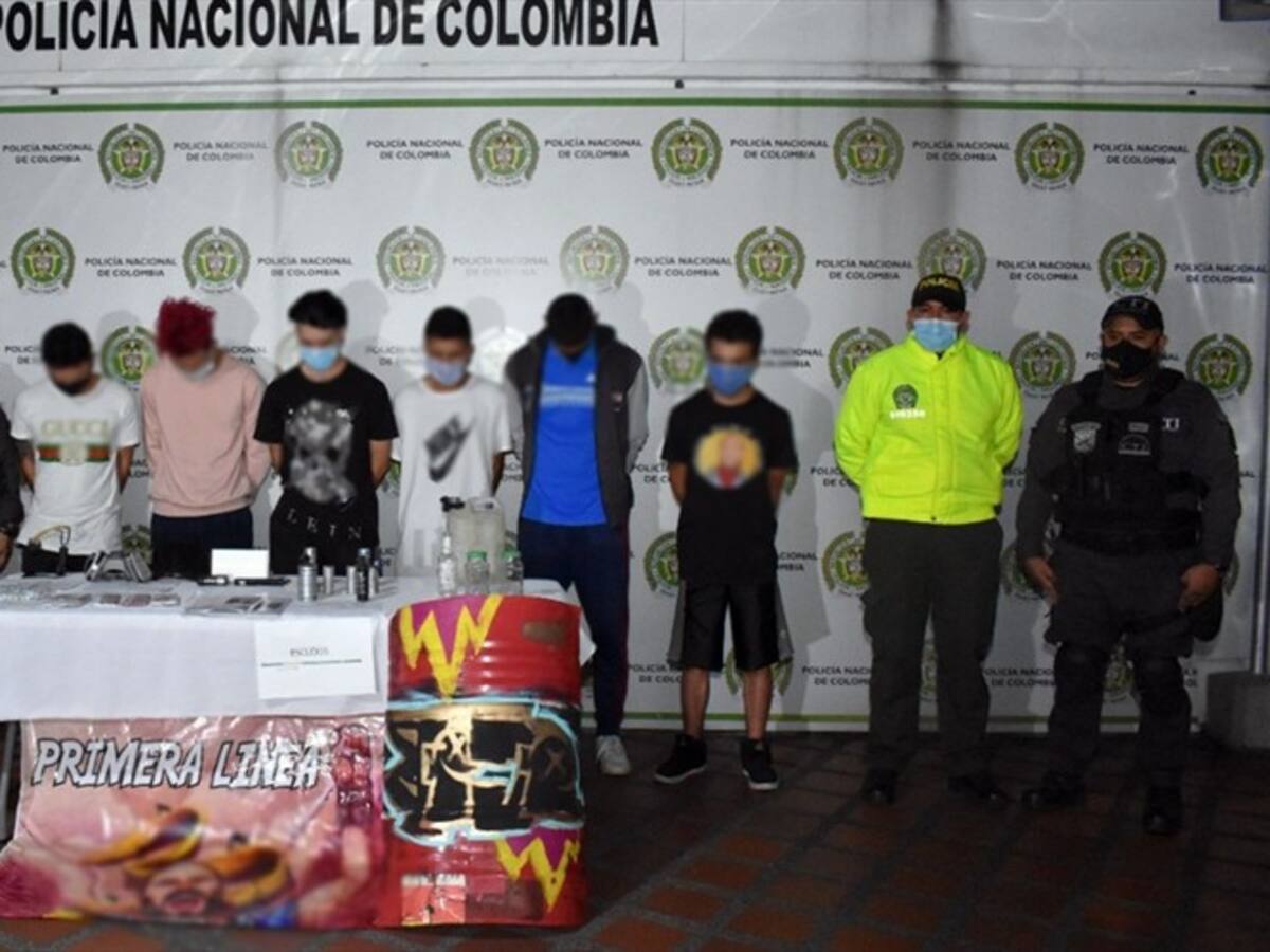 Capturan a seis presuntos responsables de actos vandálicos en Pereira