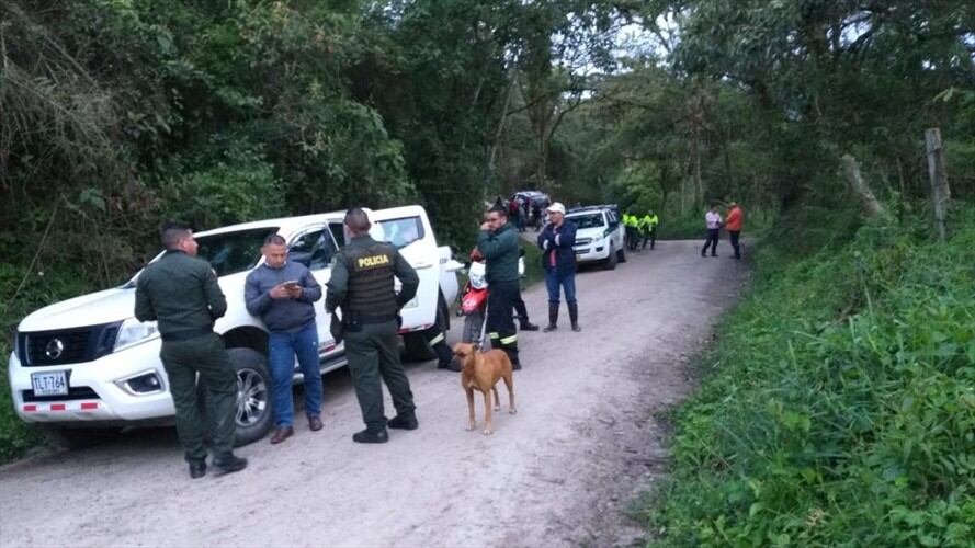 Las autoridades adelantan acompañamiento a la manifestación.. Foto: La W