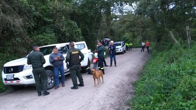 Las autoridades adelantan acompañamiento a la manifestación.. Foto: La W
