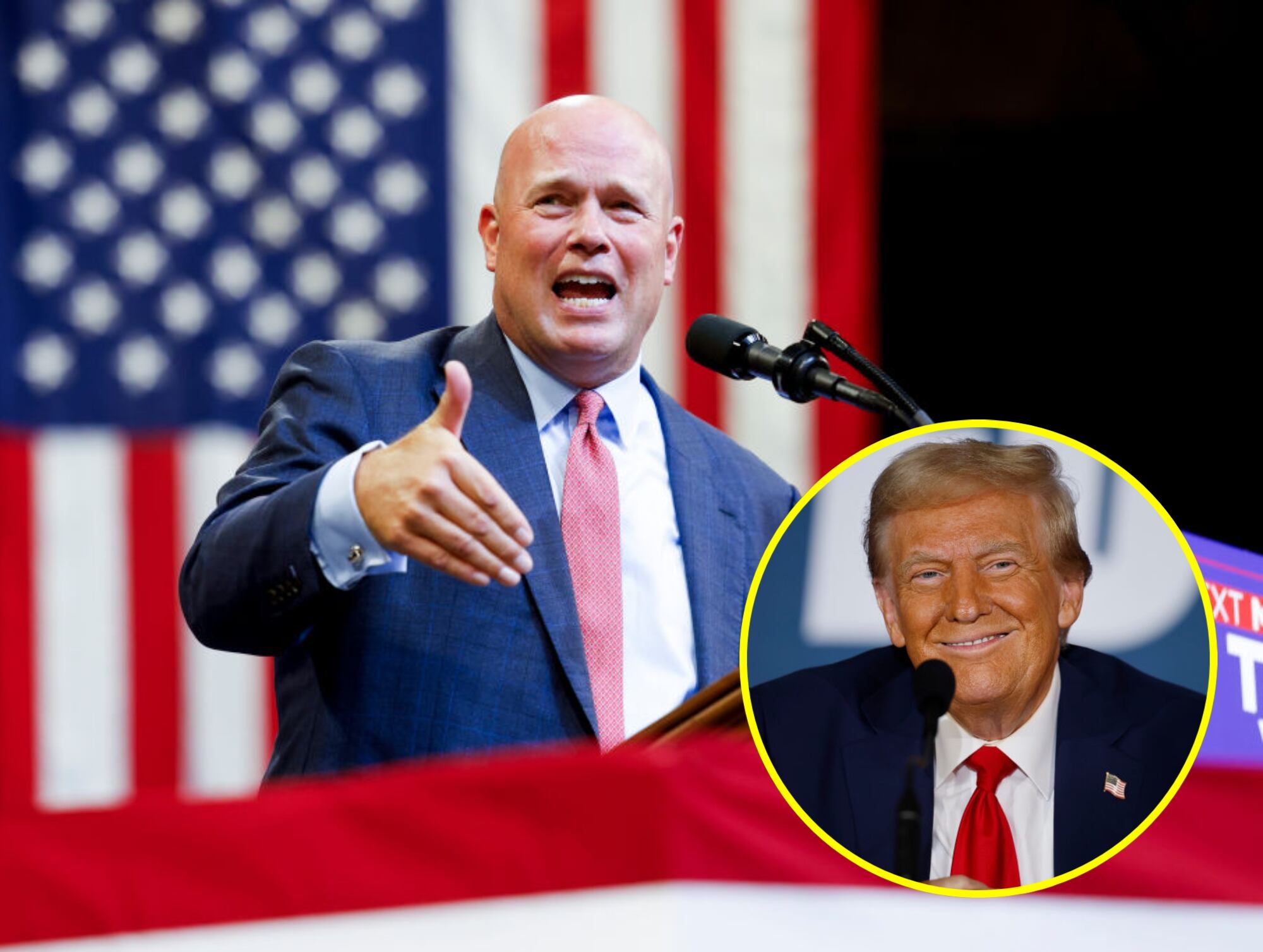 Matthew Whitaker. I Foto: Michael Ciaglo/Getty Images. Donald Trump. I Foto: Chip Somodevilla/Getty Images.